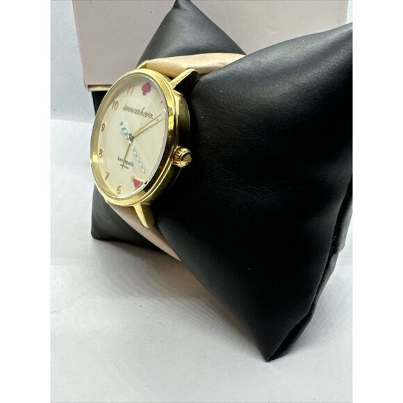 Kate Spade 0484 Women Beige Leather Strap Analog Dial Quartz Wrist Watch JNA137 main image 7